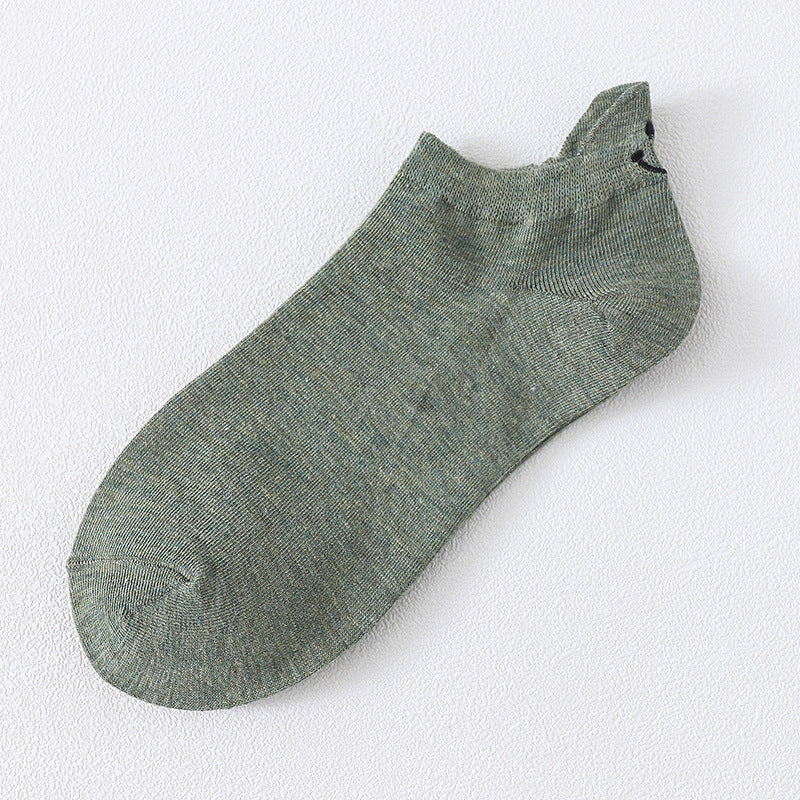 🔥Buy 3 Get 3 Free🔥Cute Face Ankle Socks for Women