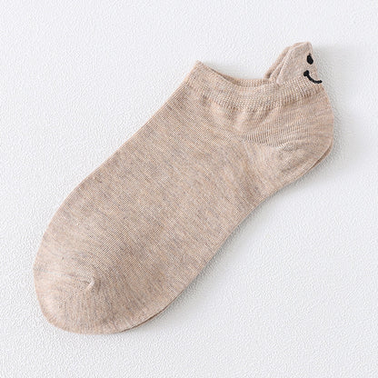 🔥Buy 3 Get 3 Free🔥Cute Face Ankle Socks for Women