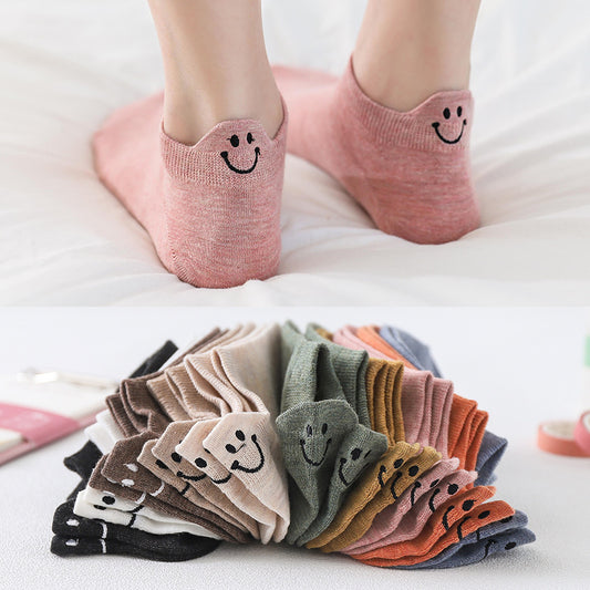 🔥Buy 3 Get 3 Free🔥Cute Face Ankle Socks for Women