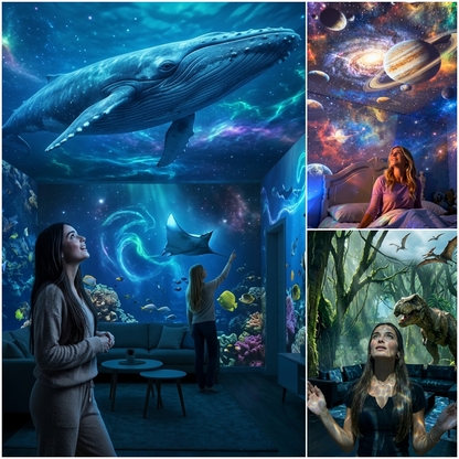 5D Galaxy Ocean Projector for Bedroom