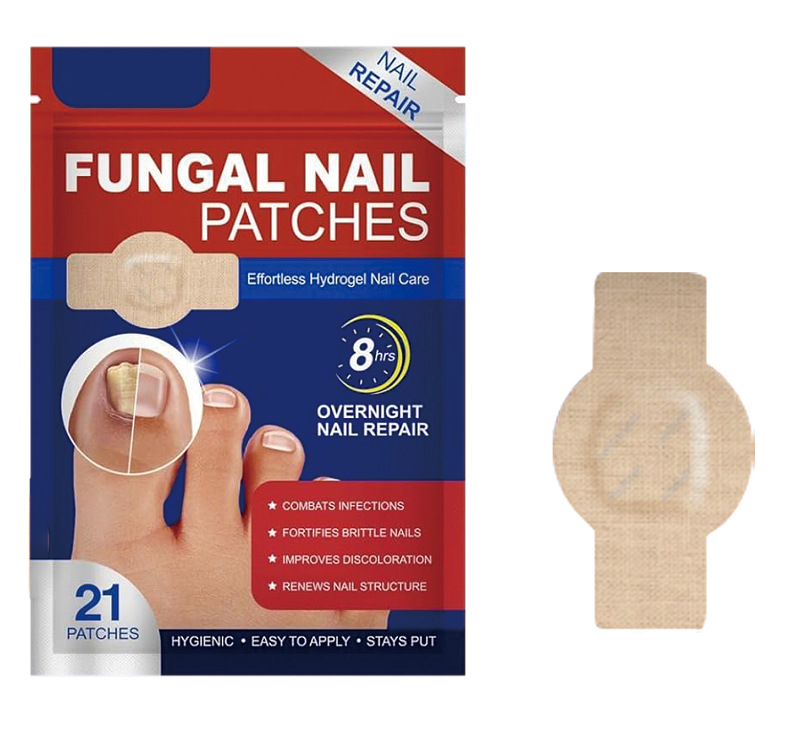 Nail care patches, onychomycosis care patches/21 pieces/box