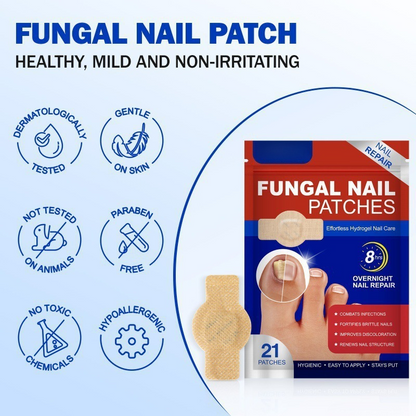 Nail care patches, onychomycosis care patches/21 pieces/box