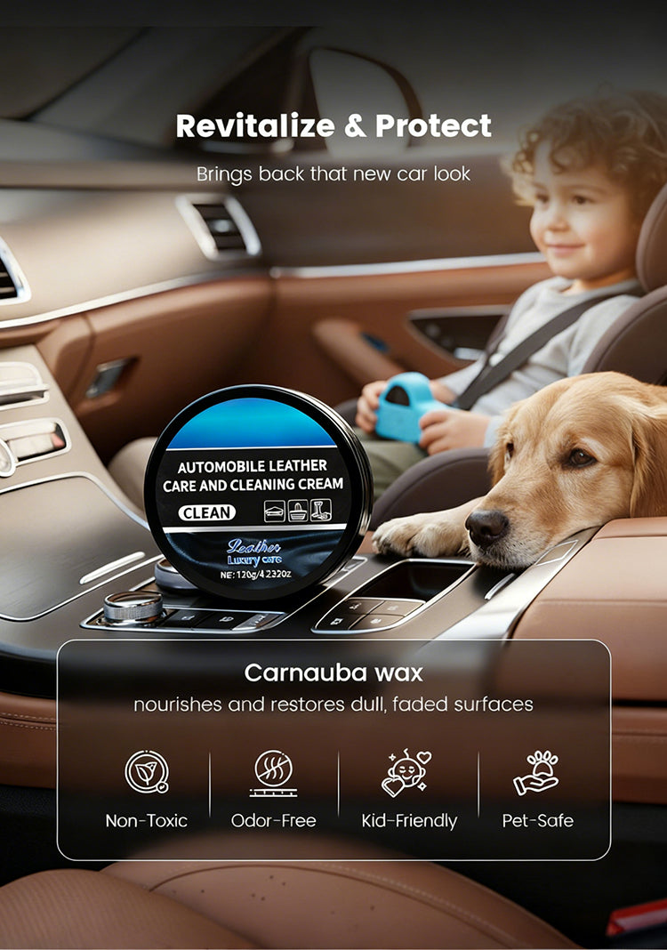 🔥Renew your old car in a second! ✅ Quickly removes oil stains, water stains, and dirt in just 10 seconds! ✨ Forms a protective film.