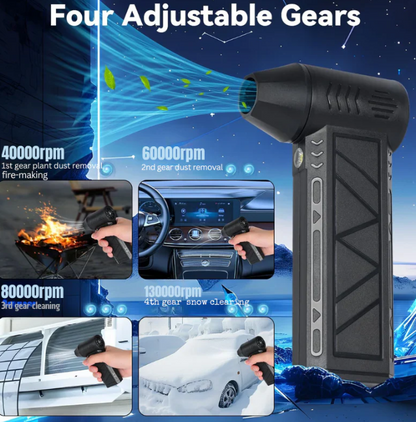 🔥【5000W High Power】Hot Snow Blower ❄️ Two modes: snow melting and powerful airflow – even extreme cold is easily handled.