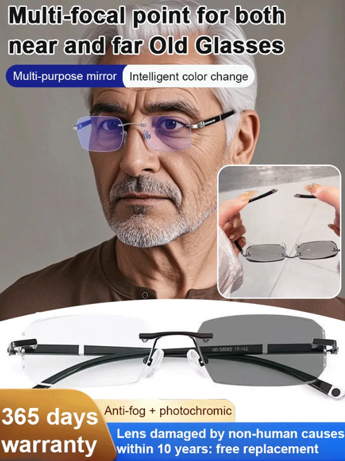 【✨️-7.00 to +7.00 Smart Zoom】Auto-Adjustable Glasses📎No Vision Test Required
