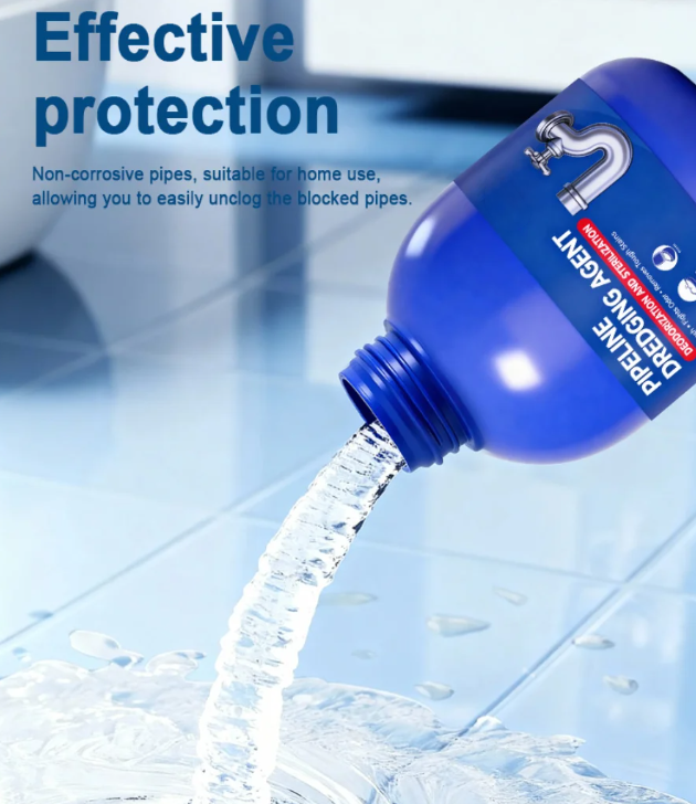 【🫧Antibacterial Deodorizing Drain Cleaner】🍃 Unclogs, disinfects, deodorizes - 🛡️ Non-toxic and odorless - ⏱️ Fast and effective - ✨ Non-corrosive to pipes