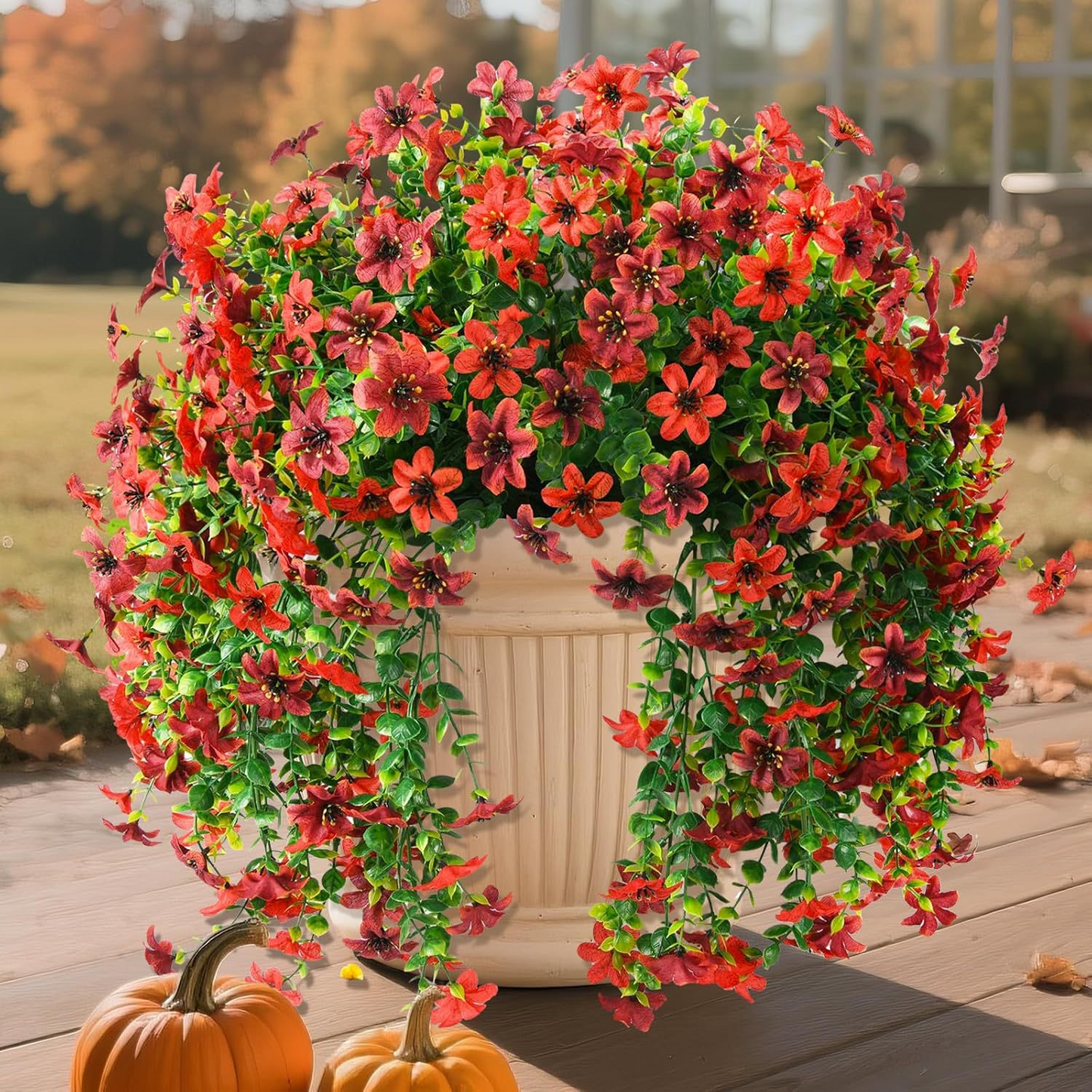 Offer ends TODAY!🌼 Artificial Hanging Daisies - UV-Resistant Indoor/Outdoor Decoration 🏡