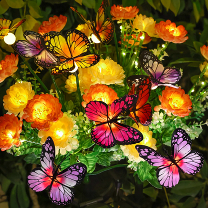 ☀️Nighttime Magic for Your Garden — Outdoor Patio Auto-Glow Solar