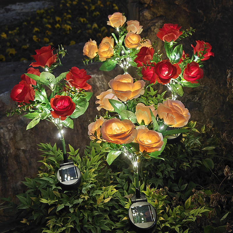 ☀️Nighttime Magic for Your Garden — Outdoor Patio Auto-Glow Solar