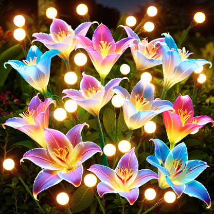 ☀️Nighttime Magic for Your Garden — Outdoor Patio Auto-Glow Solar