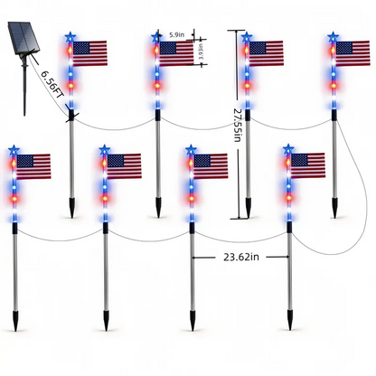 ☀️Nighttime Magic for Your Garden — Outdoor Patio Auto-Glow Solar