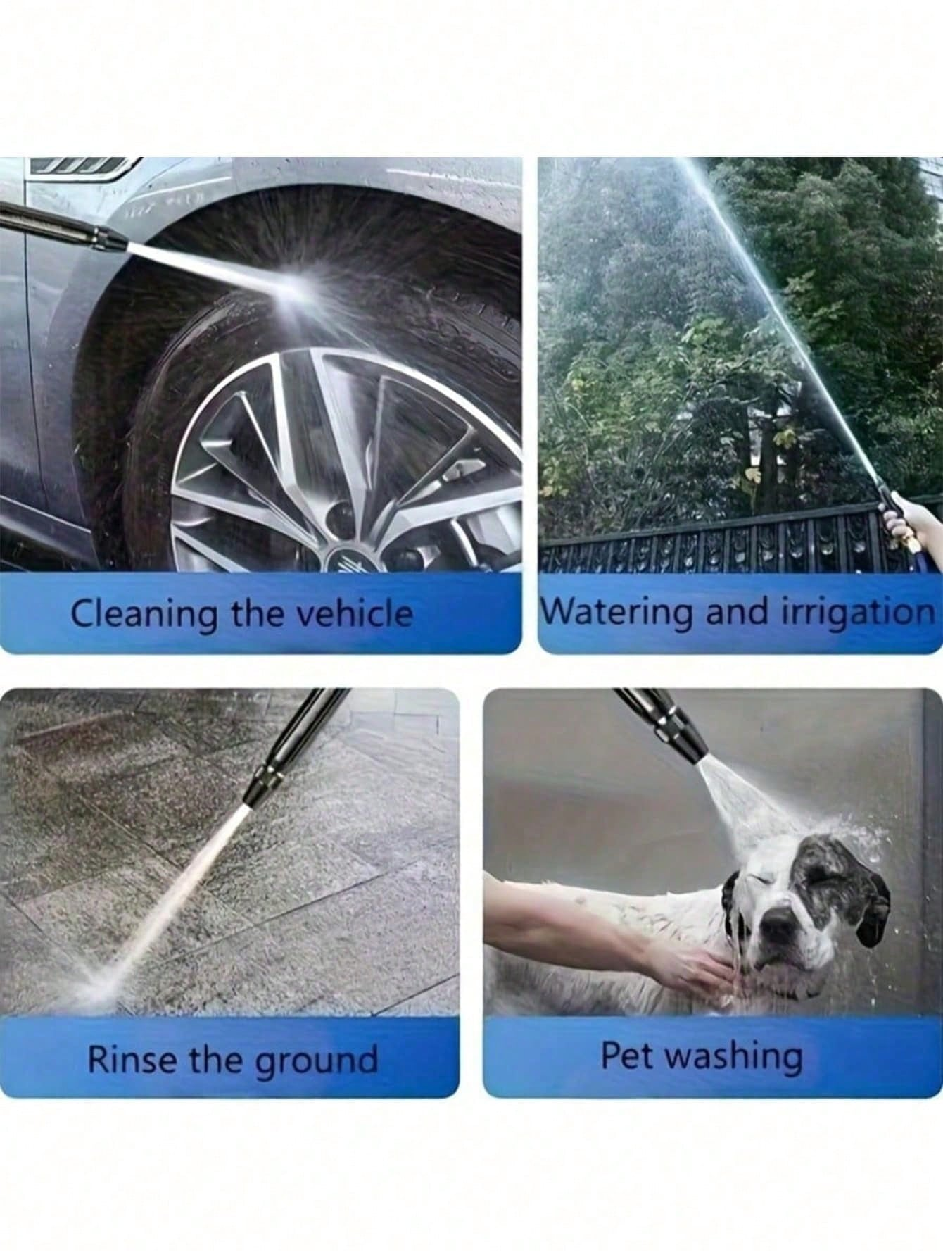 💦 Portable Adjustable Metal Sprayer Nozzle 🔥 High Pressure For Garden