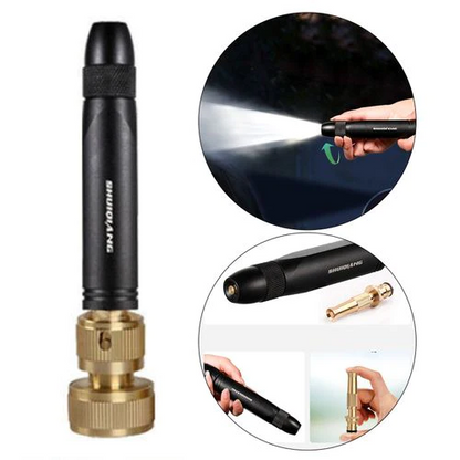 💦 Portable Adjustable Metal Sprayer Nozzle 🔥 High Pressure For Garden