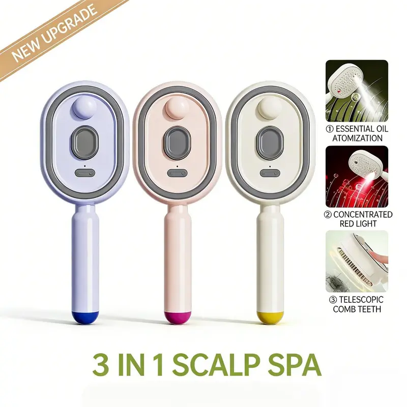 🔥Last Day 50% OFF🔥Electric Spray Air Cushion Massage Comb