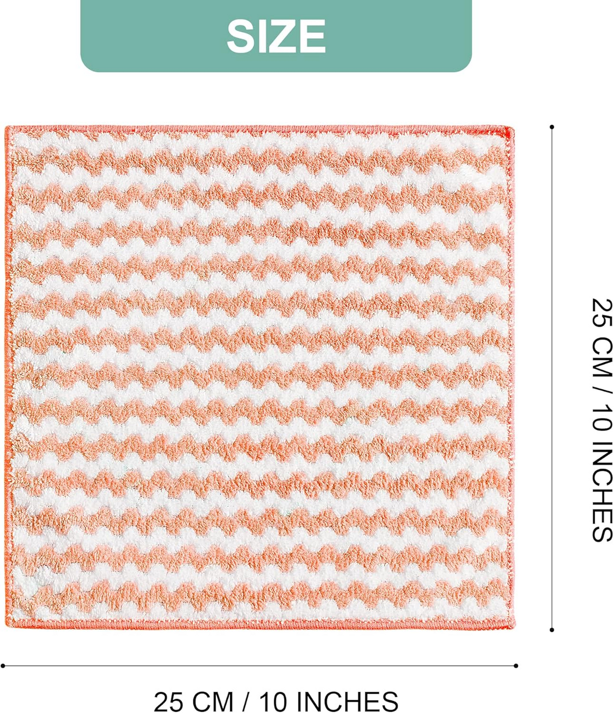 Soft microfiber cleaning cloth