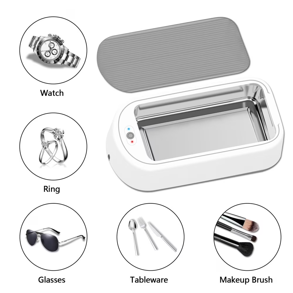 🧼 Effortless Deep Cleaning! Portable Ultrasonic Cleaner for Daily Items