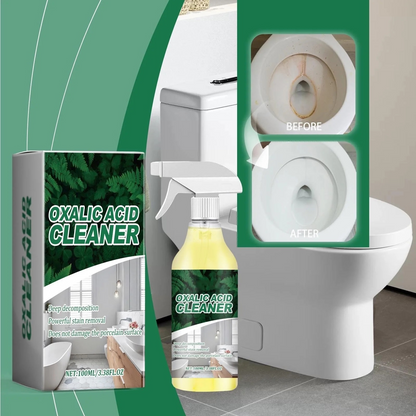 🚽【CLEARANCE 78% OFF】50K+ Sold Molecular Oxalic Acid Bathroom Cleaner – Erase Stubborn Rust & Limescale Easily