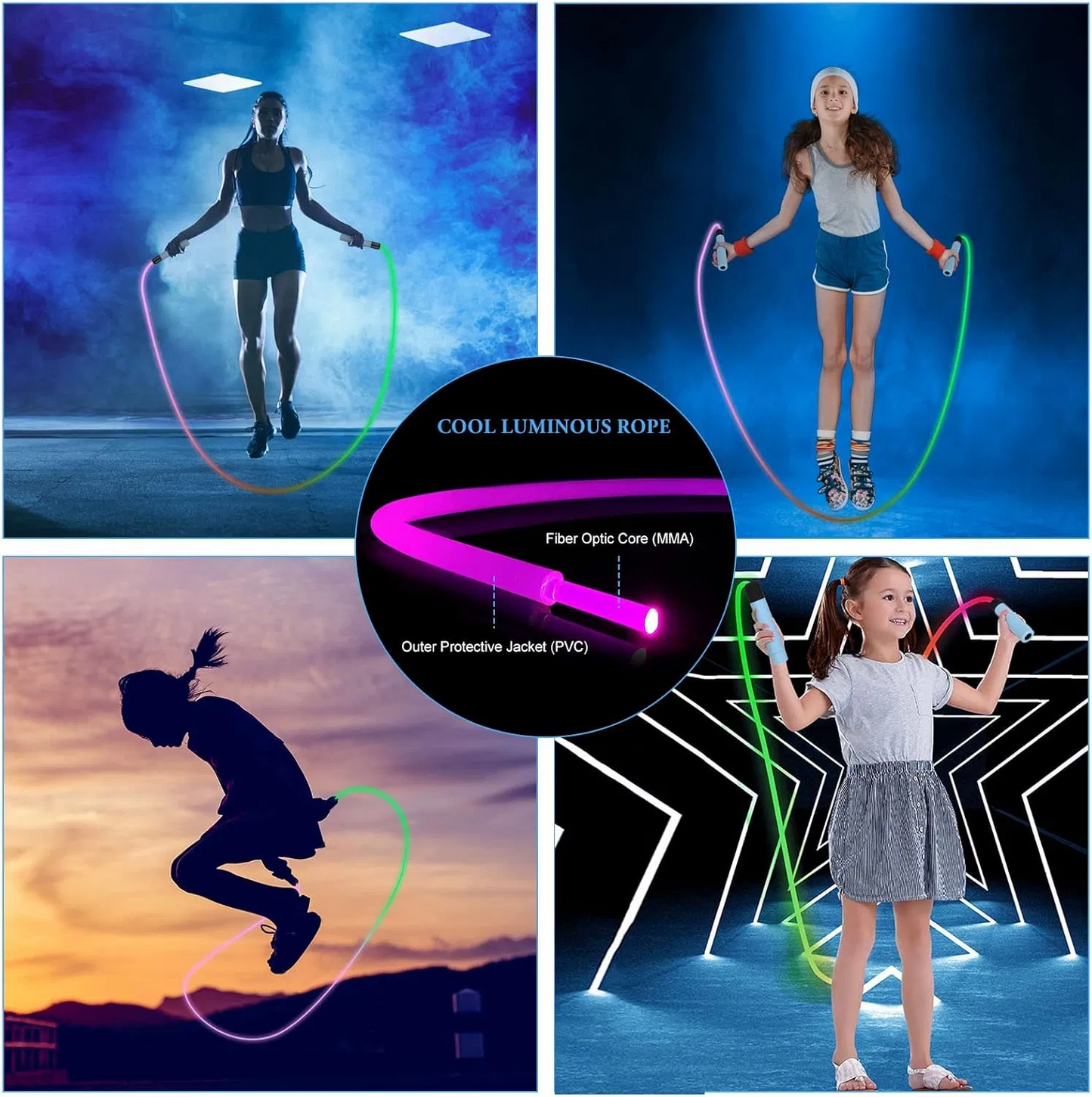 🌈🌟 Light-Up LED Jump Rope – Kids’ Favorite Glowing Play Toy