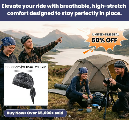 💥50K+ SOLD!🎩News Elastic Cycling Sports Cap