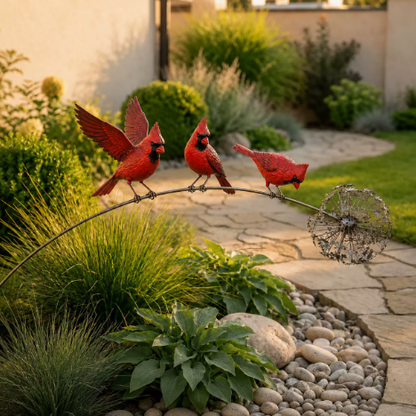 🕊️Robin Memorial Garden Stake – “Loved Ones Are Near”