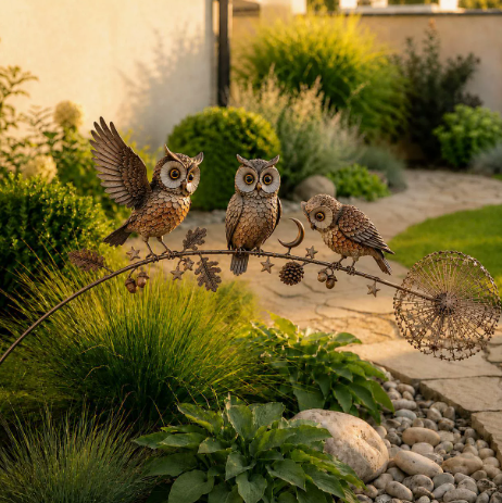 🕊️Robin Memorial Garden Stake – “Loved Ones Are Near”