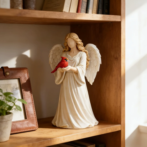 🐦🪽Statue The Redbird And The Angel