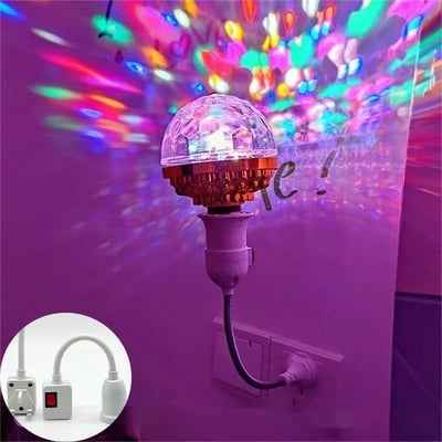 💃Colorful Rotating Disco Ball Light