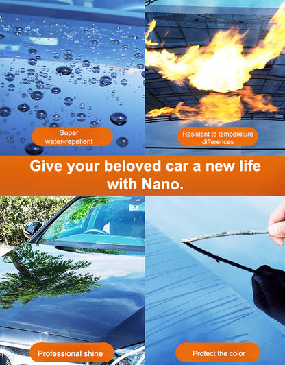 🚗Auto mechanics are using it! 5x mirror shine + scratch-resistant, waterproof, and UV-resistant graphene formula for quick 30-second polishing.