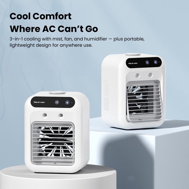Mini Portable 3-in-1 Quiet Fan Air Conditioner