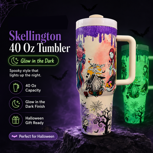 Halloween skeleton Tumbler