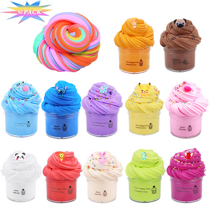 🔥Limited-time Sale - 50% off🎁12 Colors DIY Soft & Squishy Clay