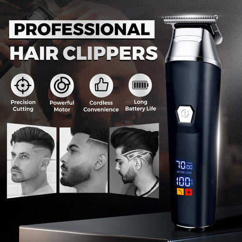 🔥Limited-Time Sale-50% OFF | Household Digital Display Professional Electric Hair Clipper Set