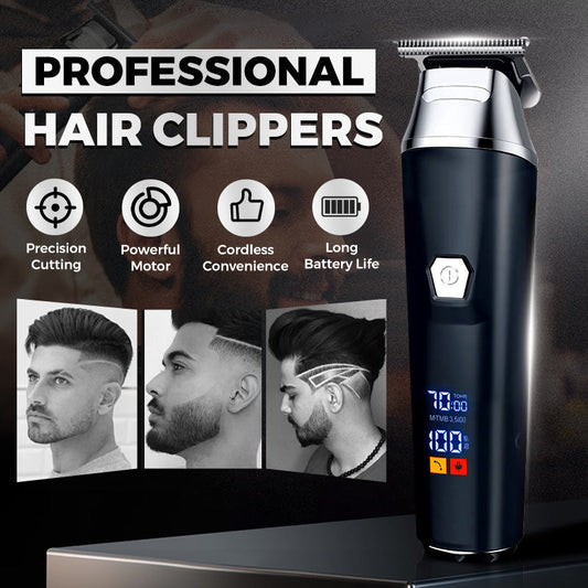 🔥Limited-Time Sale-50% OFF | Household Digital Display Professional Electric Hair Clipper Set