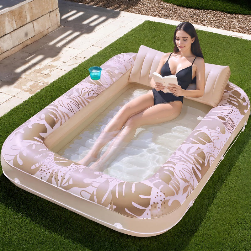 Extra Large Inflatable Sunbathing Pool Lounger
