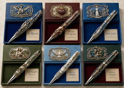 🔥 LAST DAY 49% OFF – ✝️ Sacred Legacy Faith-Inspired Keepsake Pen Collection | 6 Devotional Designs for Prayer Journaling, Bible Study & Meaningful Christian Gifts 🖊️✨