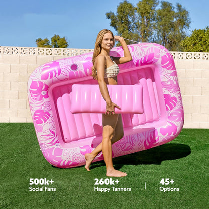 Extra Large Inflatable Sunbathing Pool Lounger