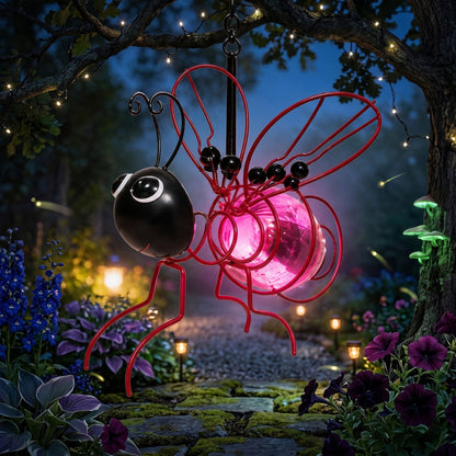 🐝Outdoor Hanging Solar Bee Light - Perfect Gift For Plant Lovers Moms Or Literally Anyone Who Smiles❤️