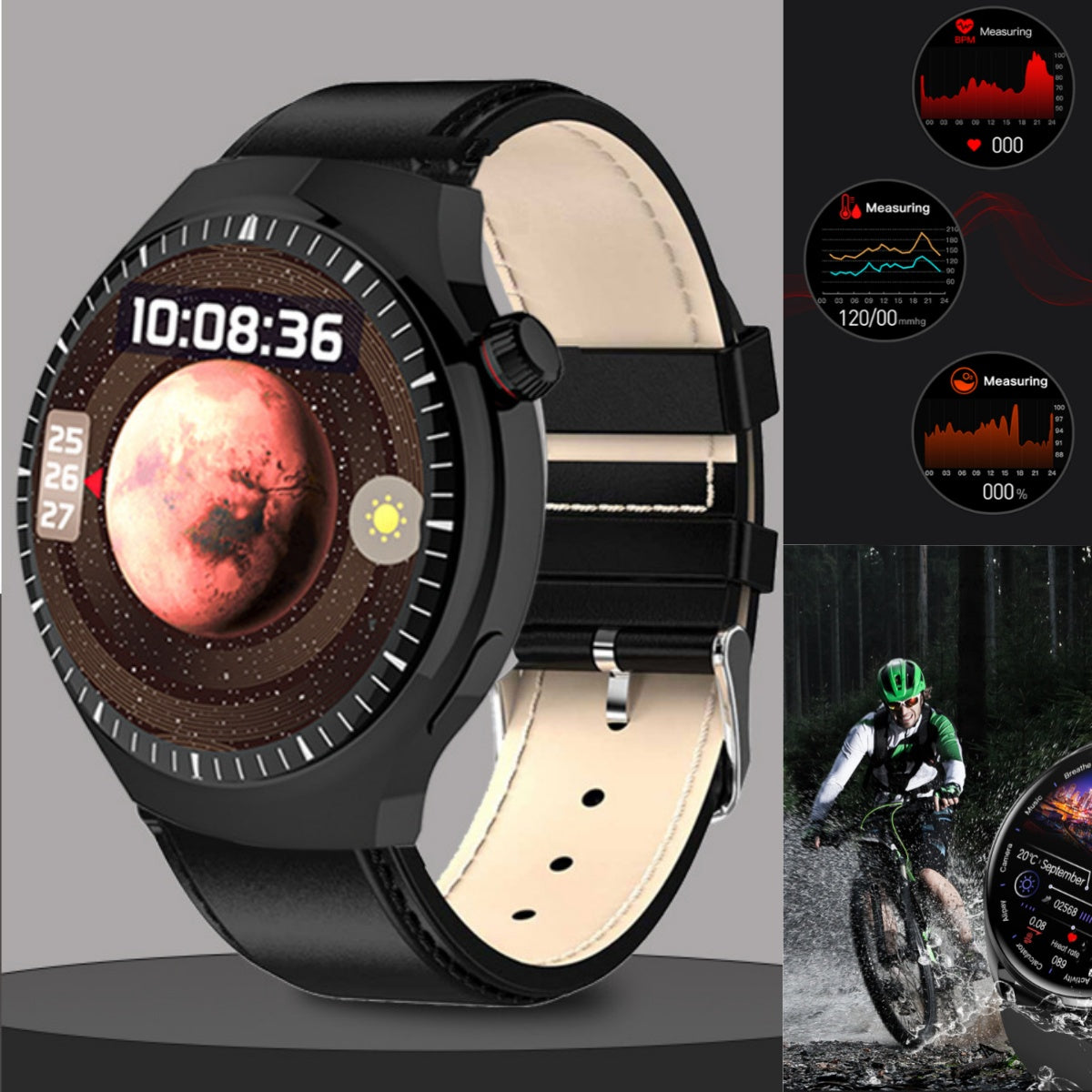 🏆【24-hour health check】HR28 New Blood Sugar Watch ⌚Mount Sinai Hospital physician recommended