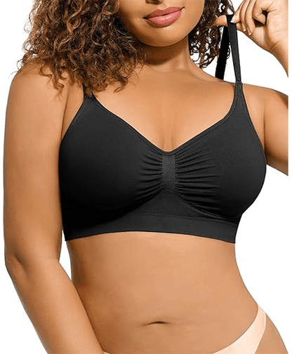 🏆Flash Sale💥Women's Full Coverage Non-Padded Wireless Sculpt Bra
