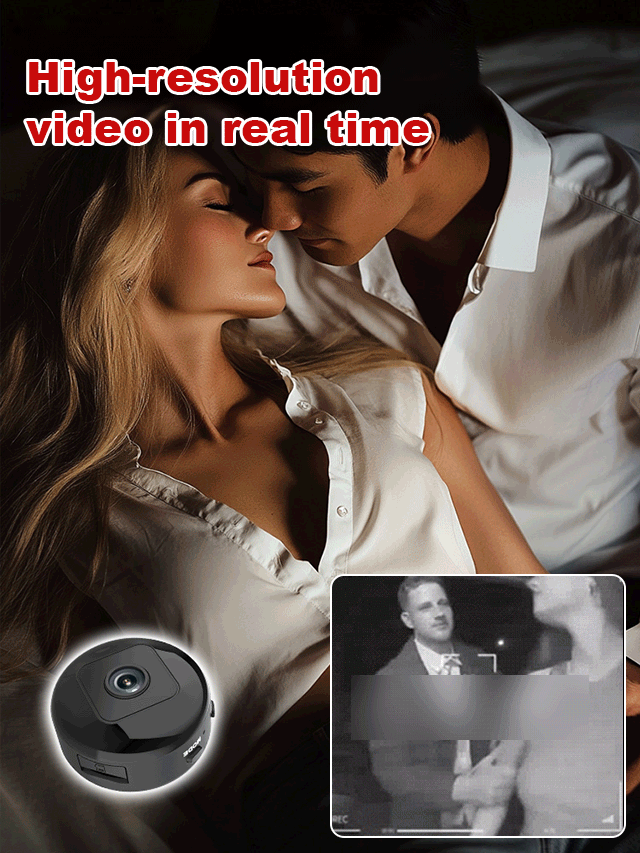 【Hidden camera HD night vision】No WIFI or electricity required💯Tiny and installs in 1 second ⚠️Remote real-time viewing