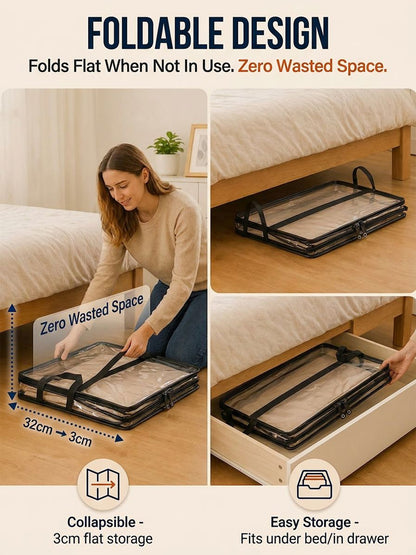 🏆 Award-Winning 29L Clear Storage Bag: Military-Grade Protection • 100% Dust-Proof • Save 50% Space • 30-Day Money Back Guarantee • Get 2 Free Today! 🚚