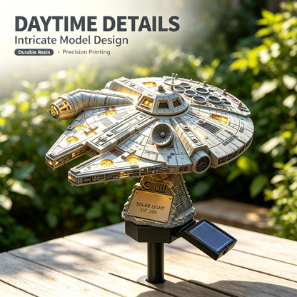 🌟60th Anniversary Enterprise NCC-1701 Solar Garden Light