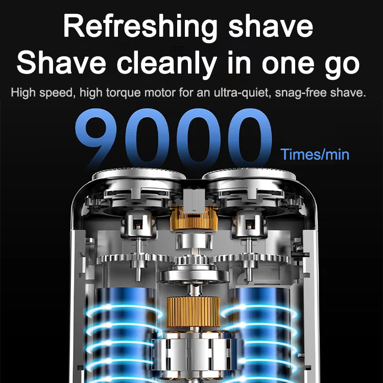 Just the cost of a breakfast🍔【Rotary Dual-Ring Electric Shaver】✨Shave in 3 seconds. Even after 20 years of use, it remains razor sharp.
