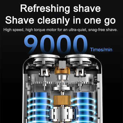 Just the cost of a breakfast🍔【Rotary Dual-Ring Electric Shaver】✨Shave in 3 seconds. Even after 20 years of use, it remains razor sharp.