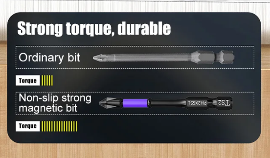 🧲 Ultra-Strong Magnetic Bit – No Slipping, Built to Last (50% OFF)