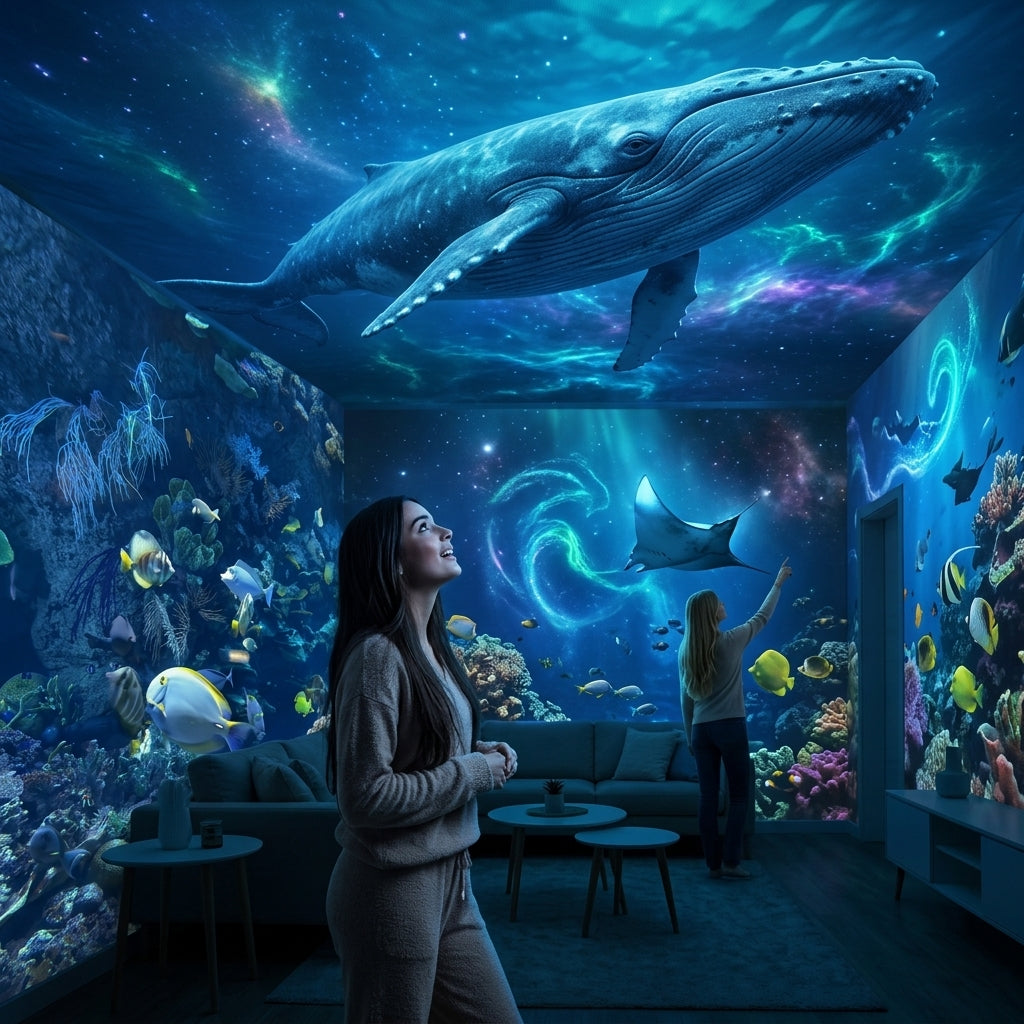5D Galaxy Ocean Projector for Bedroom