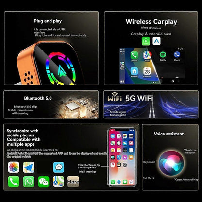 ⚡️FLASH SALE⚡️2026 Mini Cube Pro 3.0 Wireless CarPlay Adapter: Wireless Auto-Connect for iPhone & Android