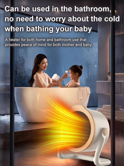 🏅Harvard Lab Certified!🍃 German Heater with 30 Years of R&D Warms Entire Home in 3 Seconds, Cuts Electricity Bills by Half vs. AC