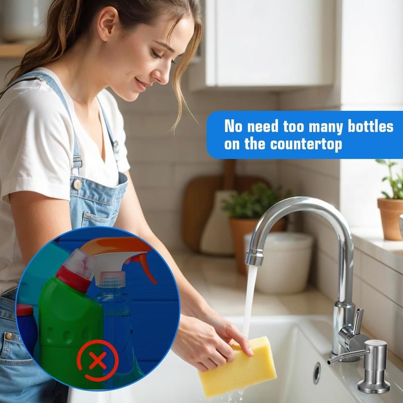 🔥Buy 2 Get 1 Free🔥Dish Soap Dispenser for Kitchen Sink