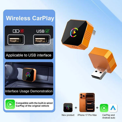 🔥2026 New Upgrade CarPlay Wireless Adapter📱 (iPhone/Android)